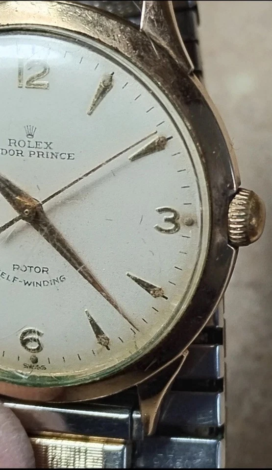 Rolex Tudor Prince RARE 34 Years Of Service Award 10KGF Watch - READ DESCRIPTION - Image 4 of 4