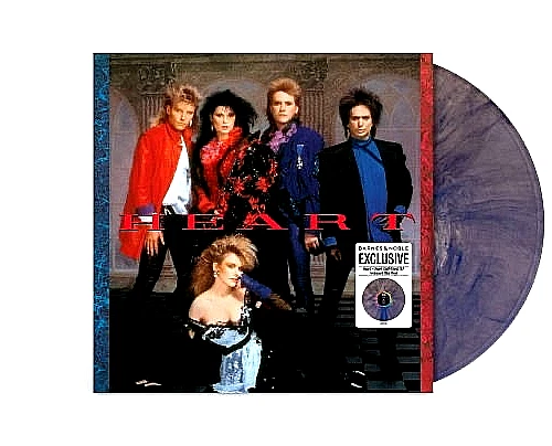 HEART - Self-Titled LP Iridescent BLUE Color Vinyl "Never" Ann Nancy Wilson NEW