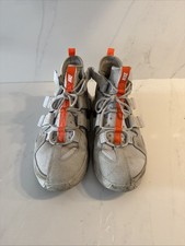 Nike Air Edge 270 Men Size 14 Pure Platinum Orange Basketball Shoe AQ8764-002