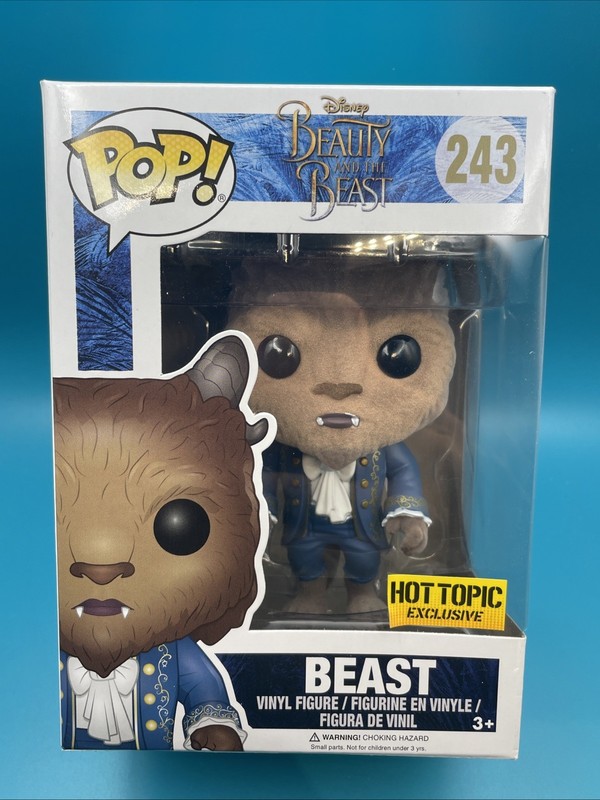 Funko Pop! Vinyl: Disney - The Beast - (Flocked) - Hot Topic (HT) (Exclusive)...
