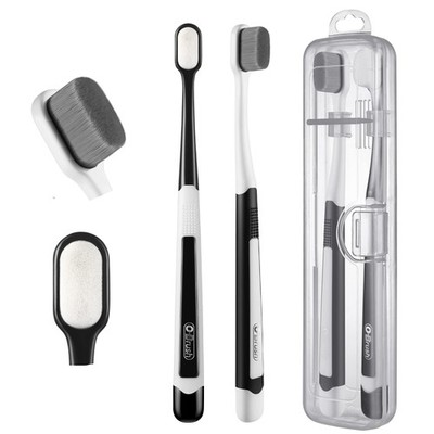 Ultra Extra Soft Toothbrush for Sensitive Gums, New Japanese 20,000 Micro Fin...