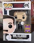 VAULTED Funko Pop! Stranger Things: MR. CLARKE #476 (2017 SDCC Shared Exclusive)