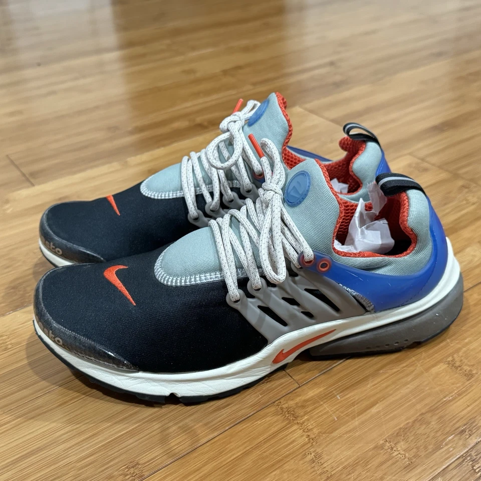 Nike Air Presto Premium PRM Black TM Orange Dusty Sage DV0776-10 Mens Size 10 - Image 2 of 4