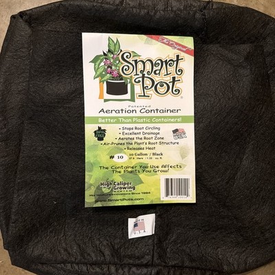 Smart Pot 1 Gallon Aeration Container 10 Pack Breathable Pot NEW