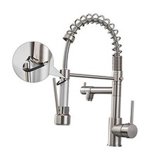 Kitchen Faucet with Pull Down Sprayer,Commercial Brushed Nickel Standard