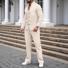 Mens Sweatsuits 2 Piece Sport Tracksuit Jogger Sweat Suits Jogging Outfits