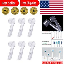Durable ABS Toothbrush Head Covers   6 Pack for Oral-B Electric Brushes