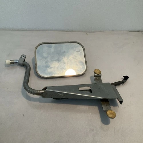 VINTAGE TRUCK MIRROR,CHROME,USED