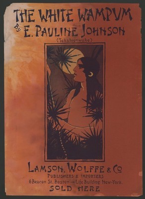 E. Pauline Johnson Mohawk Poet Vintage 1895 Portrait Photo Reprint