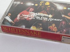Whitesnake Live In The Heart Of The City Cassette 1980 Geffen Records
