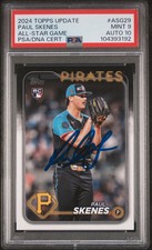 2024 Topps Update Signed PAUL SKENES All Star Game Autographed Card RC PSA 9/10