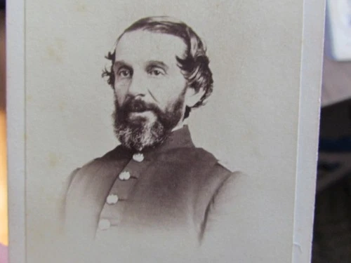 Civil War Captain Whitney in Washington DC cdv phoograph