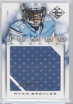 2012 Panini Limited Rookie Jumbo Materials 87/99 Ryan Broyles #22 RC 7p8