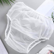 Incontinence Noiseless Leakproof Underwear Plastic Pants Waterproof Diaper Cover