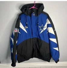 Vintage 90's Apex One Dallas Cowboys Pro Line Spike Puffer Jacket NFL Mens XL