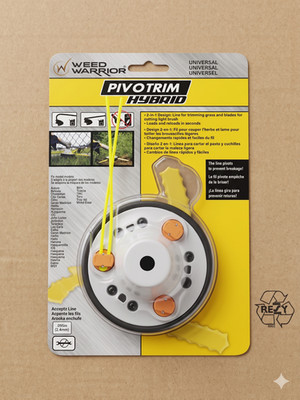 Weed Warrior Pivotrim Hybrid Trimmerkopf   Universell   NEU & OVP