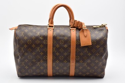 LOUIS VUITTON Keepall 45 Monogram Boston Bag M41428 Authentic From JAPAN #19
