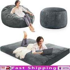 Bean Bag Chair Bed Adults Comfortable Supportive Lounging Gaming Reading New