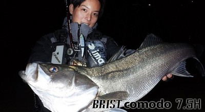 Fishman Rod Baitcast Brist Comodo 7.5 H 3 Piece Travel Rod (0344)