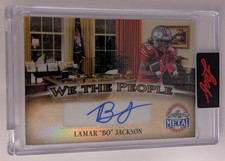 2026 Leaf Metal Lamar Bo Jackson We The People President's Day Gold 1/1 Auto