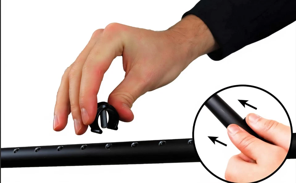 KMINA - Forearm Crutches: Adults x2, Open Cuff Adjustable, Non Slip, Aluminum - Image 4 of 4