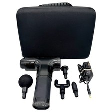 Deep Tissue Percussion Massage Gun with 4 Heads and Carrying Case