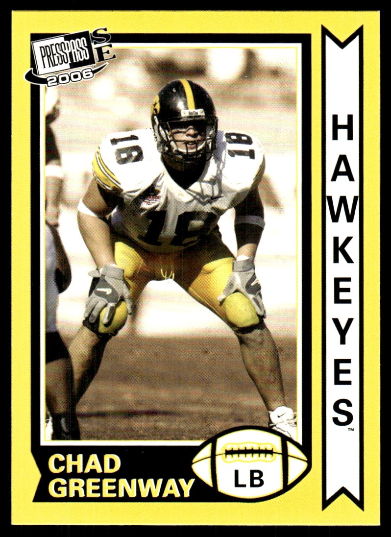 Chad Greenway Press Pass Se Old School #OS7 Base