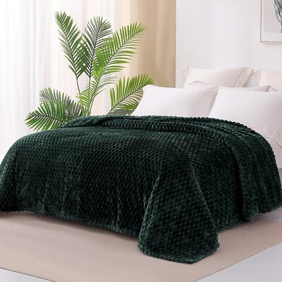 Queen Size Flanell Fleecedecke, 230x230CM Stylische Jacquard Samt Plüschdecke