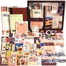 Scrapbooking Supplies Kit 351pcs Bullet Junk Journal Kit with Journaling Supp...