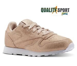reebok classic leather shimmer rosa
