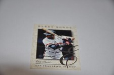 Barry Bonds donruss elite series baseball card promo /2500 #4 1996 san francisco