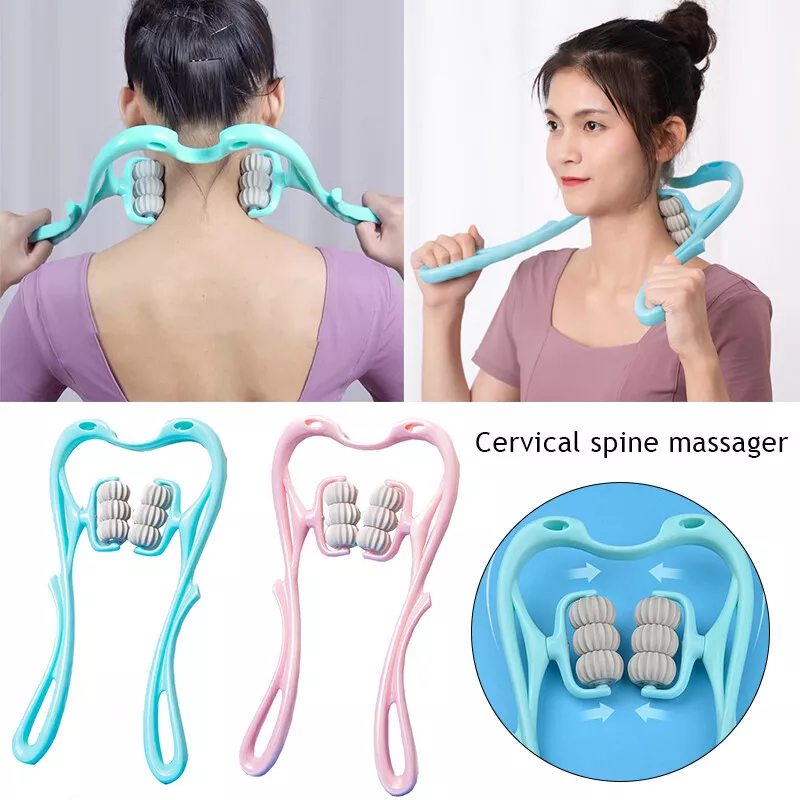 2024 Best Handheld Neck Massager Cervical Roller Tool