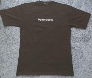 balenciaga plain black t shirt