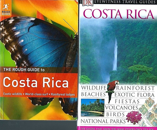 2 Costa Rica Travel Books: The Rough Guide & DK Eyewitness Travel