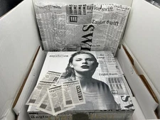 NEW SEALED Taylor Swift Reputation Stadium Tour VIP Box w/ NEWSPAPER & CONFETTI