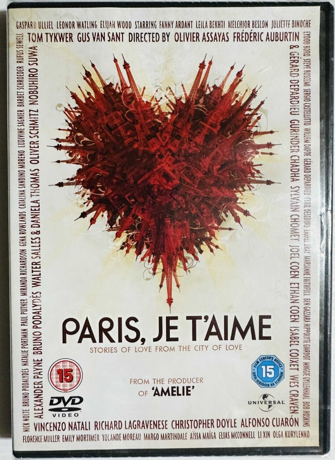 Paris Je T'Aime DVD (New and Sealed)