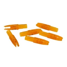 October Mountain Products HYDRO-TEK REPLACEMENT NOCKS ORANGE 6/PK