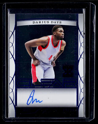 2023 Leaf Trinity - Clear Auto Blue #CA-DD1 Darius Days 19/30
