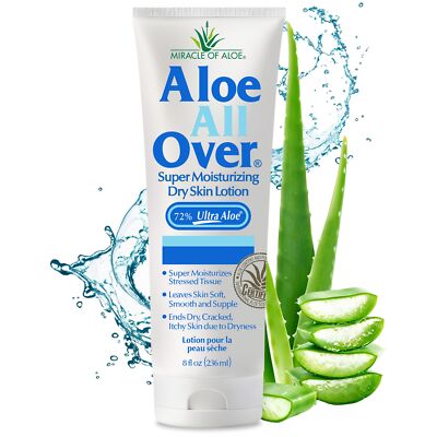 Miracle of Aloe Aloe All Over Super Moisturizing Dry Skin Lotion 8 oz - Made ...