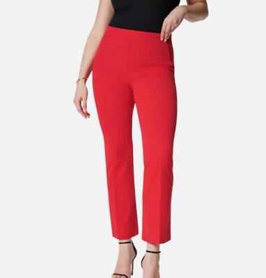 NWT Spanx Women's Red Polished Kick Flare Pants Small Petite