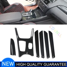 Fit For BMW X3 X4 11-2016 Carbon Fiber Car Interior Moulding Decor Cover Kit 6*