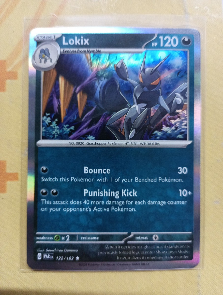 Lokix - Holo Rare - Paradox Rift PAR 122/182 Pokemon TCG Card | eBay