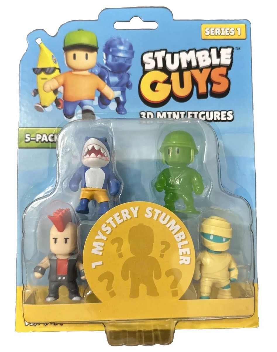 Stumble Guys Series 1 3D Mini Figures 5-pack Megalodon Punk Army