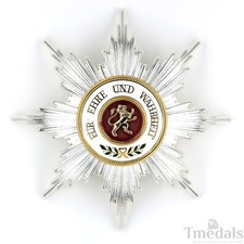 German Deutsch Grand Cross of the Order of the Zähringer Lion Breast Star Rare!