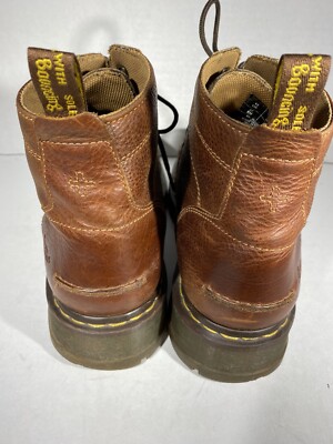 Dr. Martens  Aiken Boots Mens Size 10 Brown Leather boots Dr. Martens “AIKEN” Brown Leather Moc Toe Boot Lace Up Men main image 2