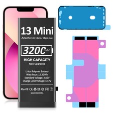 3200mAh High-Capacity Replacement Battery for iPhone 13 MINI Adhesive Tape