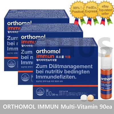 ORTHOMOL IMMUN Daily Drinking Bottle Multi-Vitamin 3Box(90ea) [1Box=30 bottles]_