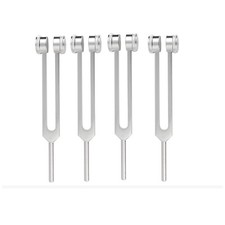 4 Pcs Tuning Fork with Weights - C 128 Surgical Medical Instruments