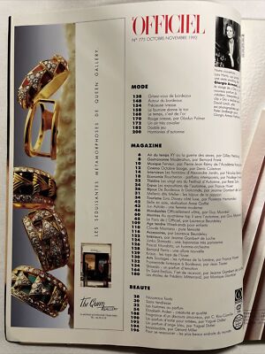 1992 October November, Officiel Magazine, Giorgio Armani (CP135