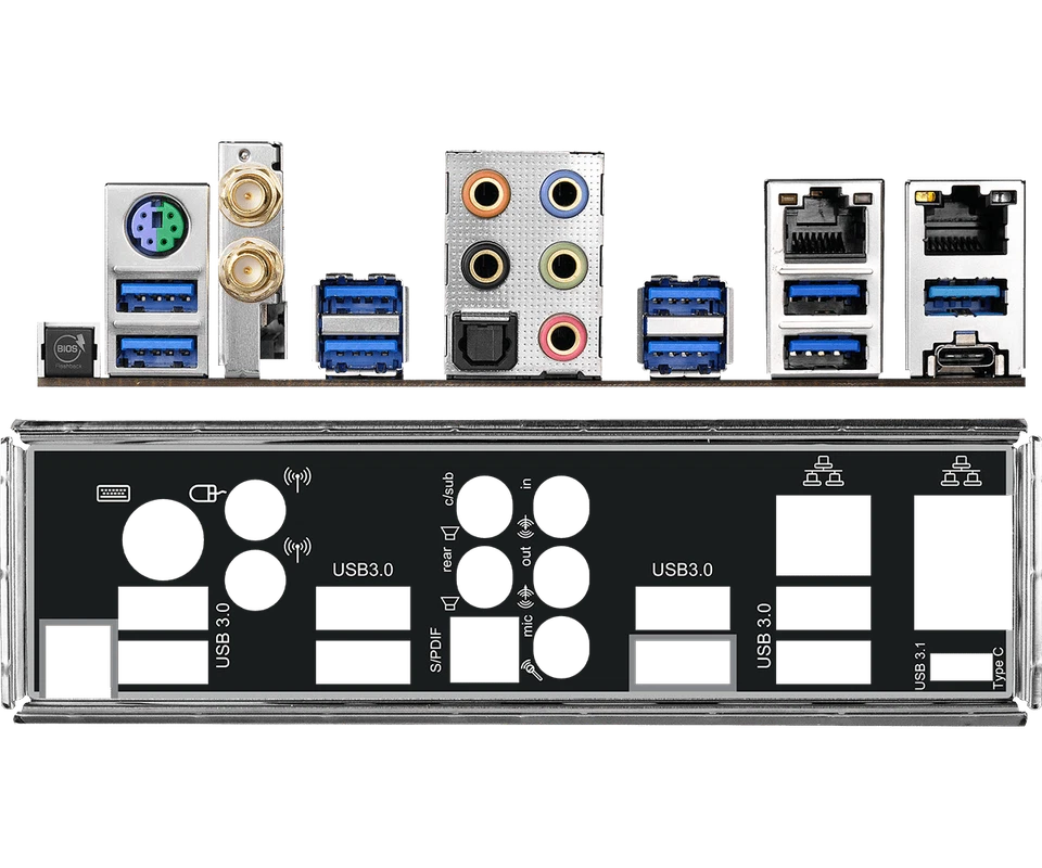 ASRock X399 Taichi ATX, AMD X399, TR4, Ryzen Threadripper, 8x DDR4, 3x M.2, Wifi - Imagen 4 de 4